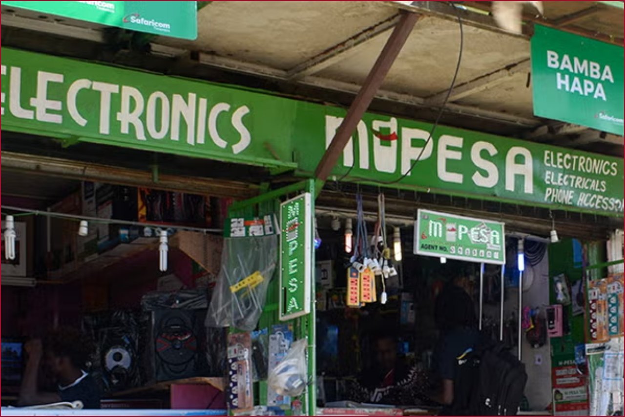 A file image of an M-Pesa outlet.